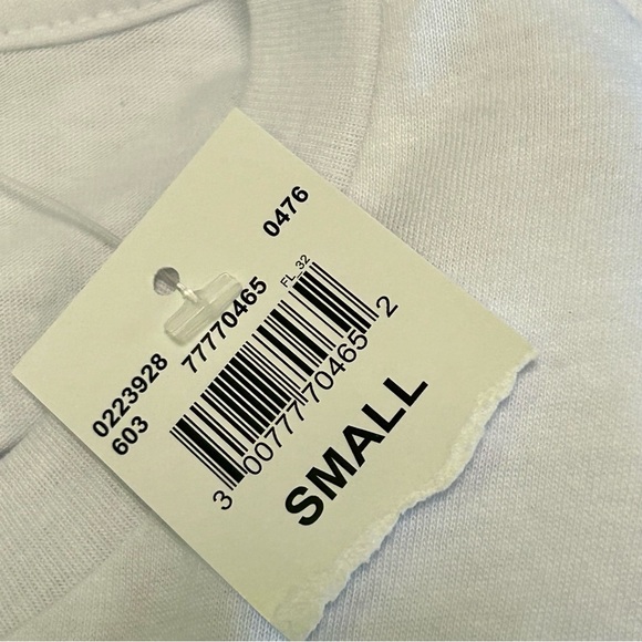 Violets Are Blue Sz S White & Blue T Shirt Don’t Trash Where They Splash Whales - Picture 5 of 5